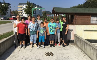Športni dan – balinanje v Domu starejših občanov Gornja Radgona
